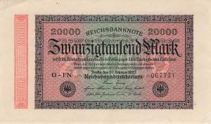 20000 Mark 1923 ro.84e FN